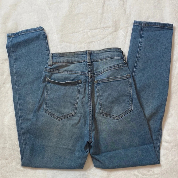 91 Cotton On Classic Blue Skinny Jeans - Picture 3 of 7